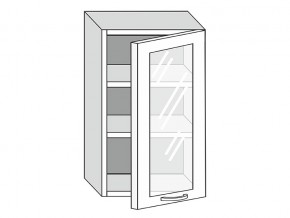 19.50.3 Шкаф настенный (h=913) на 500мм с 1-ой стекл. дверцей в Нытве - nytva.magazin-mebel74.ru | фото