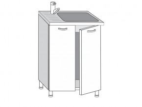 2.60.2м Шкаф-стол на 600мм под врезную мойку с 2-мя дверцами в Нытве - nytva.magazin-mebel74.ru | фото