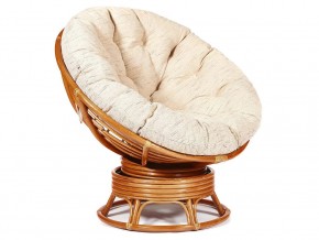 Кресло-качалка Papasan w 23/01 B с подушкой Cognac, ткань Старт в Нытве - nytva.magazin-mebel74.ru | фото