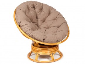 Кресло-качалка Papasan w 23/01 B с подушкой Honey, экошерсть Коричневый в Нытве - nytva.magazin-mebel74.ru | фото