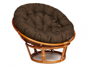 Кресло Papasan 23/01 W с подушкой Cognac, ткань Коричневый в Нытве - nytva.magazin-mebel74.ru | фото