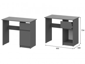 Стол письменный 900 Денвер Графит серый в Нытве - nytva.magazin-mebel74.ru | фото